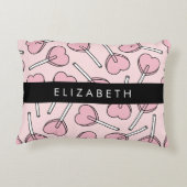 Pink Lollipops, Heart Lollipops, Lolly, Your Name アクセントクッション (裏面)