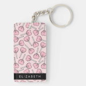 Pink Lollipops, Heart Lollipops, Lolly, Your Name キーホルダー (裏面)