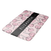 Pink Lollipops, Heart Lollipops, Lolly, Your Name バスマット (アングル)