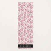 Pink Lollipops, Heart Lollipops, Lolly, Your Name ヨガマット (正面)