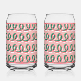 Pink Loops Soda Glass ガラス缶