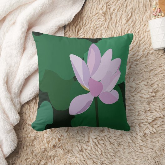 Pink Lotus Flower クッション (ブランケット)