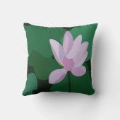 Pink Lotus Flower クッション (裏面)