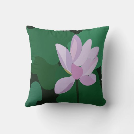 Pink Lotus Flower クッション (裏面)