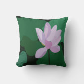 Pink Lotus Flower クッション (正面)