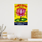 Pink Lotus Flower - Matchbox Print - Aesthetic ポスター (キッチン)