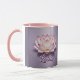 Pink Lotus Flower Meditation Mug マグカップ