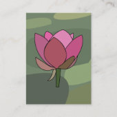 Pink Lotus Flower Salon Spa 名刺 (正面)