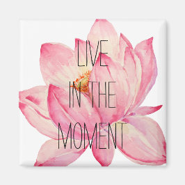 Pink Lotus Live in the Moment マグネット
