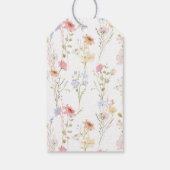 Pink Love in Bloom Bridal Shower Thank You ギフトタグ (裏面)