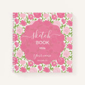 Pink Love Peony ノートブック (正面)