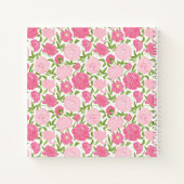 Pink Love Peony ノートブック (裏面)