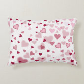  Pink Lovely Hearts Pattern  アクセントクッション (正面)