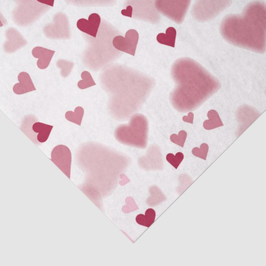  Pink Lovely Hearts Pattern  薄葉紙 (詳細)
