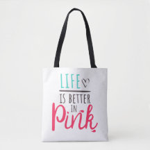 Pink lustiger Spruch für Prinzessinnen Tasche