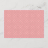 Pink Macaron Baby Shower Books Enclosure Card エンクロージャーカード (裏面)