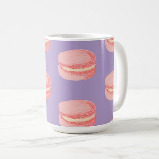 Pink Macaroons コーヒーマグカップ (正面右)