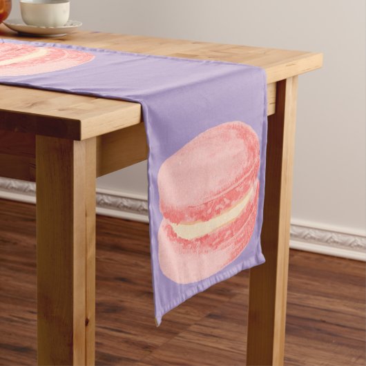 Pink Macaroons ショートテーブルランナー (インサイチュ)