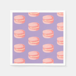 Pink Macaroons スタンダードカクテルナプキン