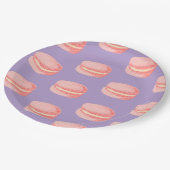 Pink Macaroons ペーパープレート (アングル)