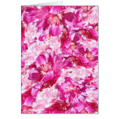 Pink & Magenta Peony Floral Pattern Blank (正面)