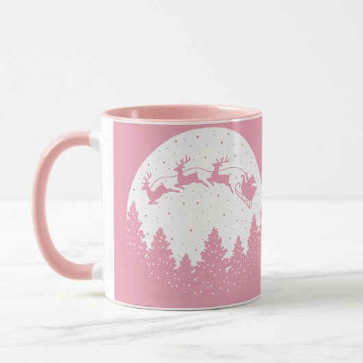 Pink Magic Christmas マグカップ (左)