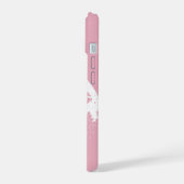 Pink Magic Christmas iPhone 15ケース (左側面)