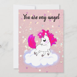 Pink Magical and funny little pony 招待状