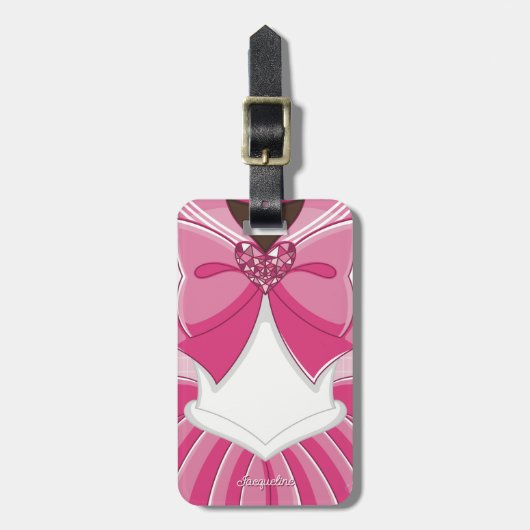 Pink Magical Girl III ラゲッジタグ (正面縦)