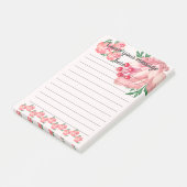 Pink Magnoliaメッセージ離れの投稿ノート ポストイット (アングル)