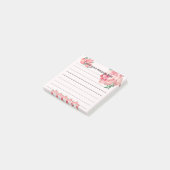 Pink Magnoliaメッセージ離れの投稿ノート ポストイット (アングル)