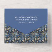 Pink Magnolia Blossom  オールインワン招待状 (裏面)