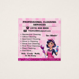 Pink Maid Janitorial Lady House Cleaning Service