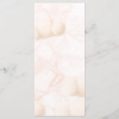 Pink Marble Cloud Nine Baby Shower Bridal Shower メニュー (裏面)