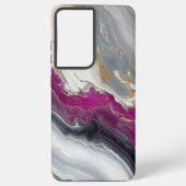 Pink Marble Design Samsung Galaxyケース (裏面)