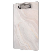 Pink Marble Finish Clipboard Stylish and Durable クリップボード (左)