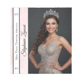 Pink Marble Ice Pageant Sash Autograph Pad SM ノートパッド (正面)