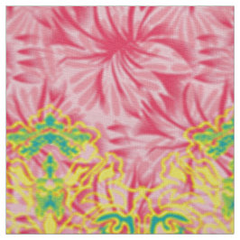 Pink Marble Wallpaper. Floral Grid Textile ファブリック