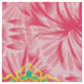 Pink Marble Wallpaper. Floral Grid Textile ファブリック (クローズアップ)