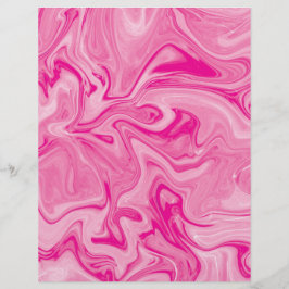 Pink Marble Water color 8.5インチX 11インチ紙