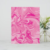 Pink Marble Water color 8.5インチX 11インチ紙 (スタンド正面)