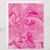 Pink Marble Water color 8.5インチX 11インチ紙 (正面/裏面)