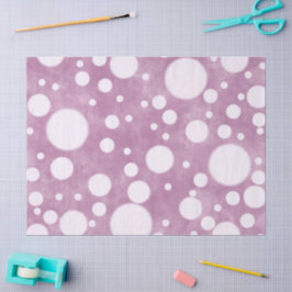 Pink Marble White Polka Dots Pattern Decoupage 薄葉紙