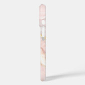 Pink Marble with Gold Veins – Elegant Design Case-Mate iPhoneケース (裏面 / 左)