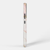 Pink Marble with Gold Veins – Elegant Design Samsung Galaxyケース (右側面)