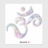 Pink Marbled Om  シール (シート)