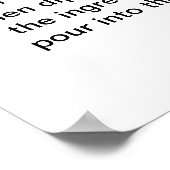 PINK MARGARITAカクテルレシピ18"x24"アートポスター ポスター (角)