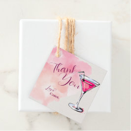 Pink Martini カクテル バースデー ありがとう ギフト フェイバータグ