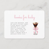 Pink Martini Baby Shower Books Enclosure Card エンクロージャーカード (正面)