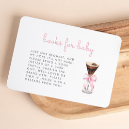 Pink Martini Baby Shower Books Enclosure Card エンクロージャーカード